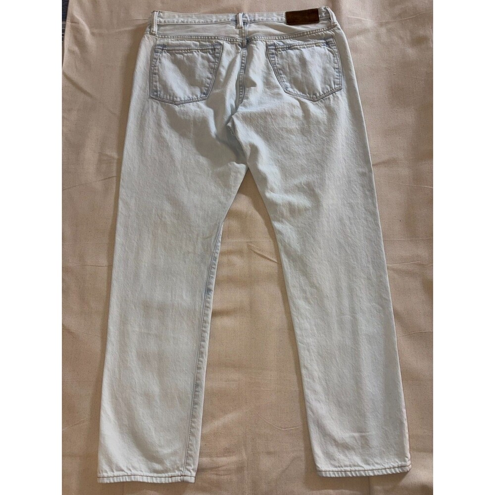 Todd Snyder Selvedge Jeans Mens 36x32 Slim Fit 12.5oz Japanese Denim Light Wash - Picture 5 of 9
